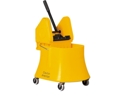 Yellow Small Side Squeeze Mop Bucket